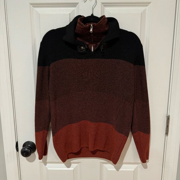 LCR Turtleneck Color Block Knit Sweater‎ - Size XXL - Picture 2 of 8